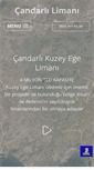 Mobile Screenshot of candarlikuzeyegelimani.com